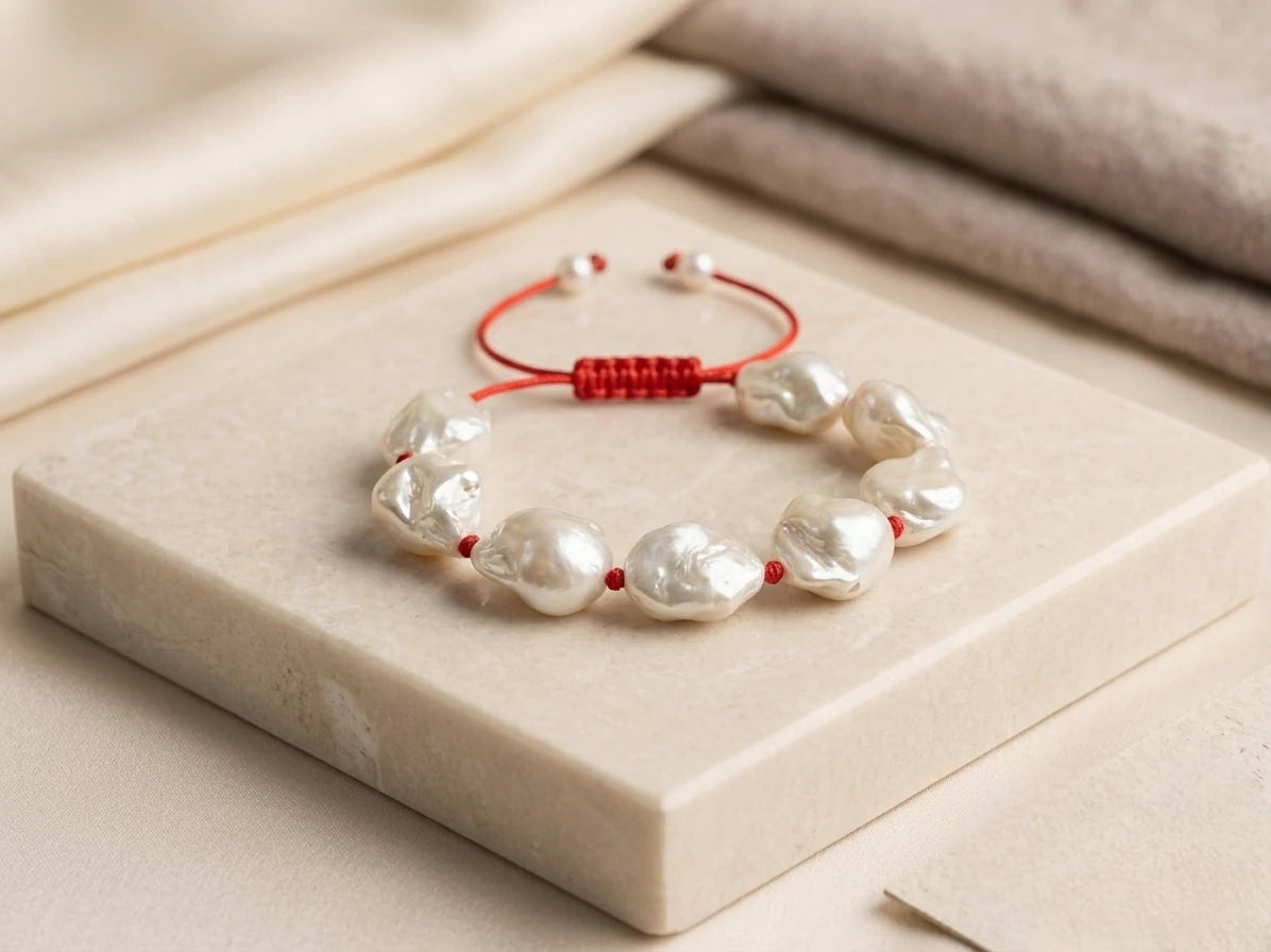 Scarlet Pearl Bileklik