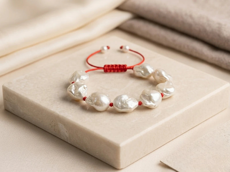 Scarlet Pearl Bileklik