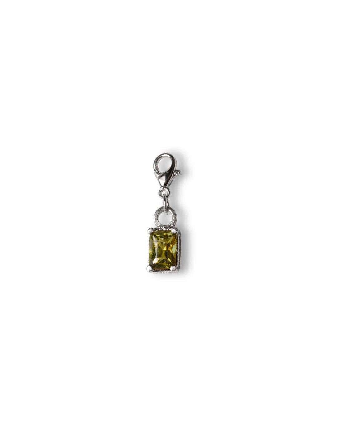 Lumière Gem Charm - Olive