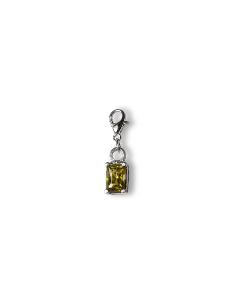 Lumière Gem Charm - Olive